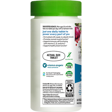 Men's One 50+ plus Real Food Nutrients, 150 Vegetarian Caplets