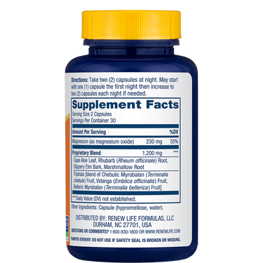 Cleanse More Overnight Formula, 60 Vegetarian Capsules