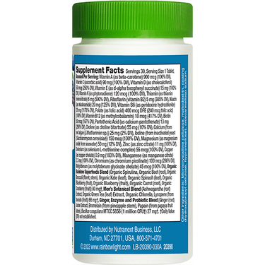 Men's One + Real Food Nutrients, 120 Vegetarian Caplets