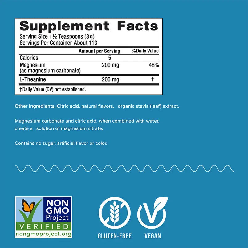 CALM MIND + L-Theanine Powder Honey Chamomile, 12 oz (339 g)