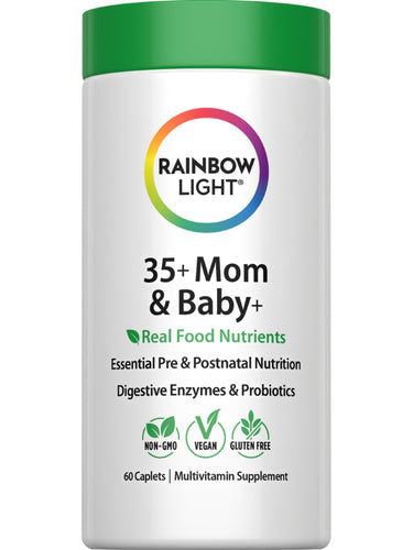 35+ Mom & Baby + Real Food Nutrients, 60 Caplets