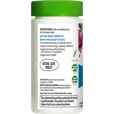 Men's One + Real Food Nutrients, 120 Vegetarian Caplets