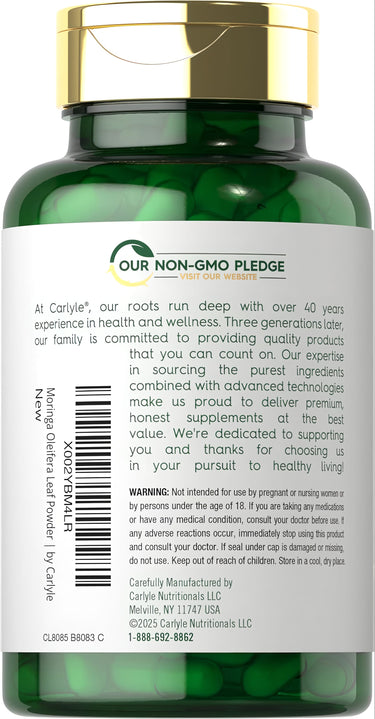 Moringa Oleifera, 6000 mg (per serving), 180 Quick Release Capsules