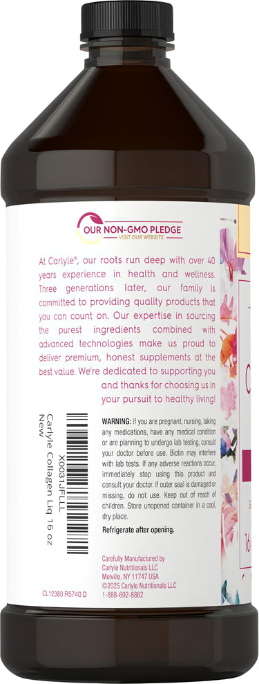 Liquid Collagen, 16 fl oz (473 mL) Bottle