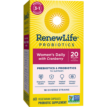Women's Daily 3-in-1 Prebiotics & Probiotics, 60 Delayed Release Vegan Caps