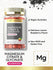 Carlyle Magnesium Citrate & Glycinate 60 vegan gummies in lemon raspberry flavor as a dietary supplement.