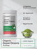 Strawberry Kiwi Organic Super Greens Powder, 5.18 oz, USDA Organic, Vegan. Comes in a sealed jar.