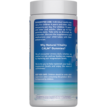 CALM Gummies Raspberry-Lemon Flavor, 120 Tasty Gummies