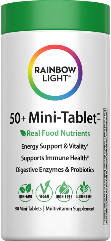 50+ Mini-Tablet plus Real Food Nutrients, 90 Vegan Tablets