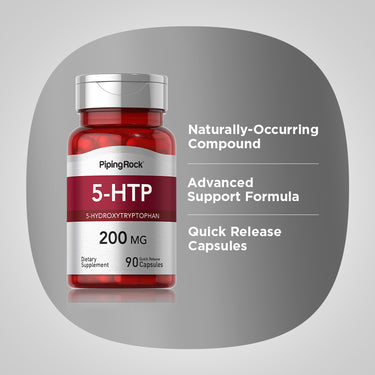 5-HTP, 200 mg, 90 Quick Release Capsules