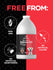 Salmon Oil bottle with labels: non-GMO, no artificial sweeteners, no artificial colors.
