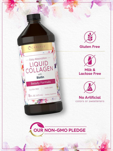 Liquid Collagen, 16 fl oz (473 mL) Bottle