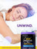 Young woman sleeps peacefully in bed with a Carlyle Melatonin Soft Chews bottle nearby.