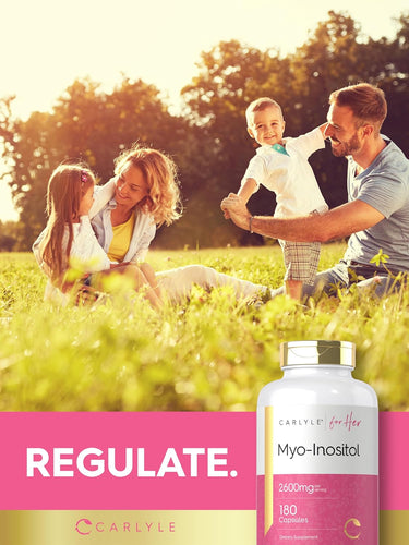 Myo-Inositol, 2600 mg (per serving), 180 Quick Release Capsules