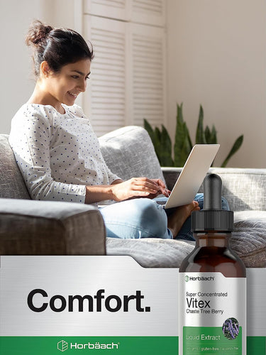 Chaste Tree Berry (Vitex) Liquid Extract Alcohol Free, 2 fl oz (59 mL) Dropper Bottle