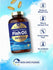 Wild Pacific Burpless Omega-3 Fish Oil, 3600mg per serving, Lemon Flavor, with 300 Coated Softgels in bottle.