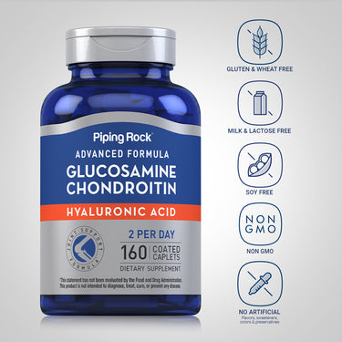 Advanced Glucosamine Chondroitin Hyaluronic Acid, 160 Coated Caplets