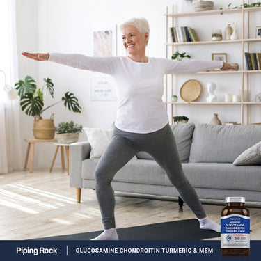 Advanced Triple Strength Glucosamine Chondroitin MSM Plus Turmeric, 300 Coated Caplets