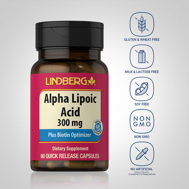 Alpha Lipoic Acid, 300 mg, 60 Quick Release Capsules