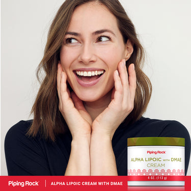 Alpha Lipoic with DMAE Cream, 4 oz (113 g) Jar