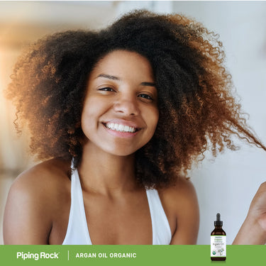 Argan Oil Pure Moroccan Liquid Gold (Organic), 2 fl oz (59 mL) Dropper Bottle