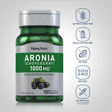 Aronia (Chokeberry), 1000 mg, 100 Quick Release Capsules