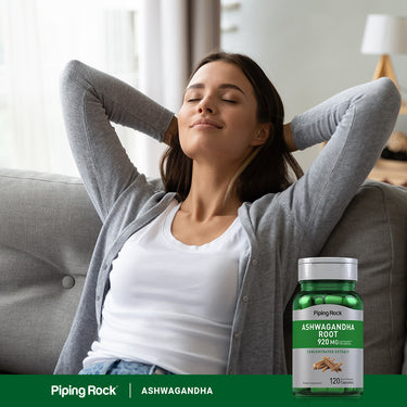 Ashwagandha Root (Withania somnifera), 920 mg (per serving), 120 Quick Release Capsules