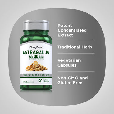 Astragalus Root, 4500 mg (per serving), 90 Vegetarian Capsules