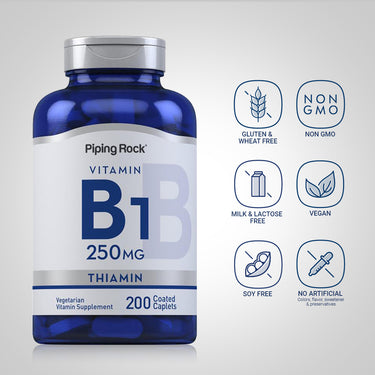 B-1 (Thiamin), 250 mg, 200 Coated Caplets