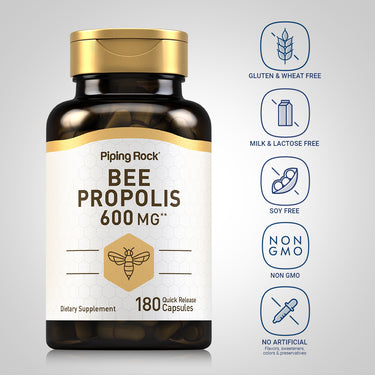Bee Propolis, 600 mg, 180 Quick Release Capsules
