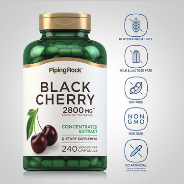 Black Cherry, 2800 mg (per serving), 240 Quick Release Capsules