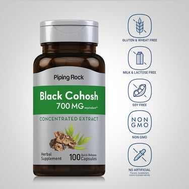 Black Cohosh, 700 mg, 100 Quick Release Capsules