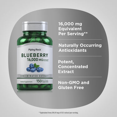 Blueberry, 16,000 mg (per serving), 150 Quick Release Capsules