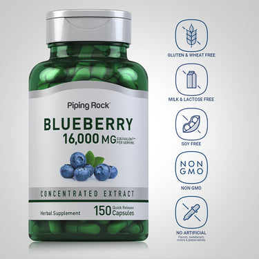 Blueberry, 16,000 mg (per serving), 150 Quick Release Capsules
