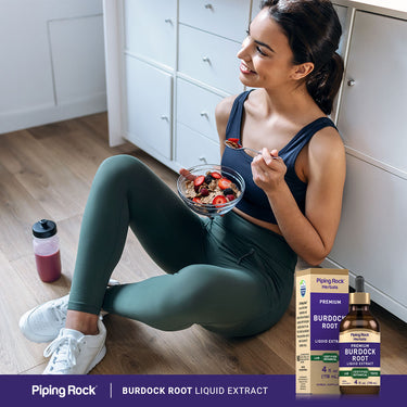 Burdock Root Liquid Extract Alcohol Free, 4 fl oz (118 mL) Dropper Bottle