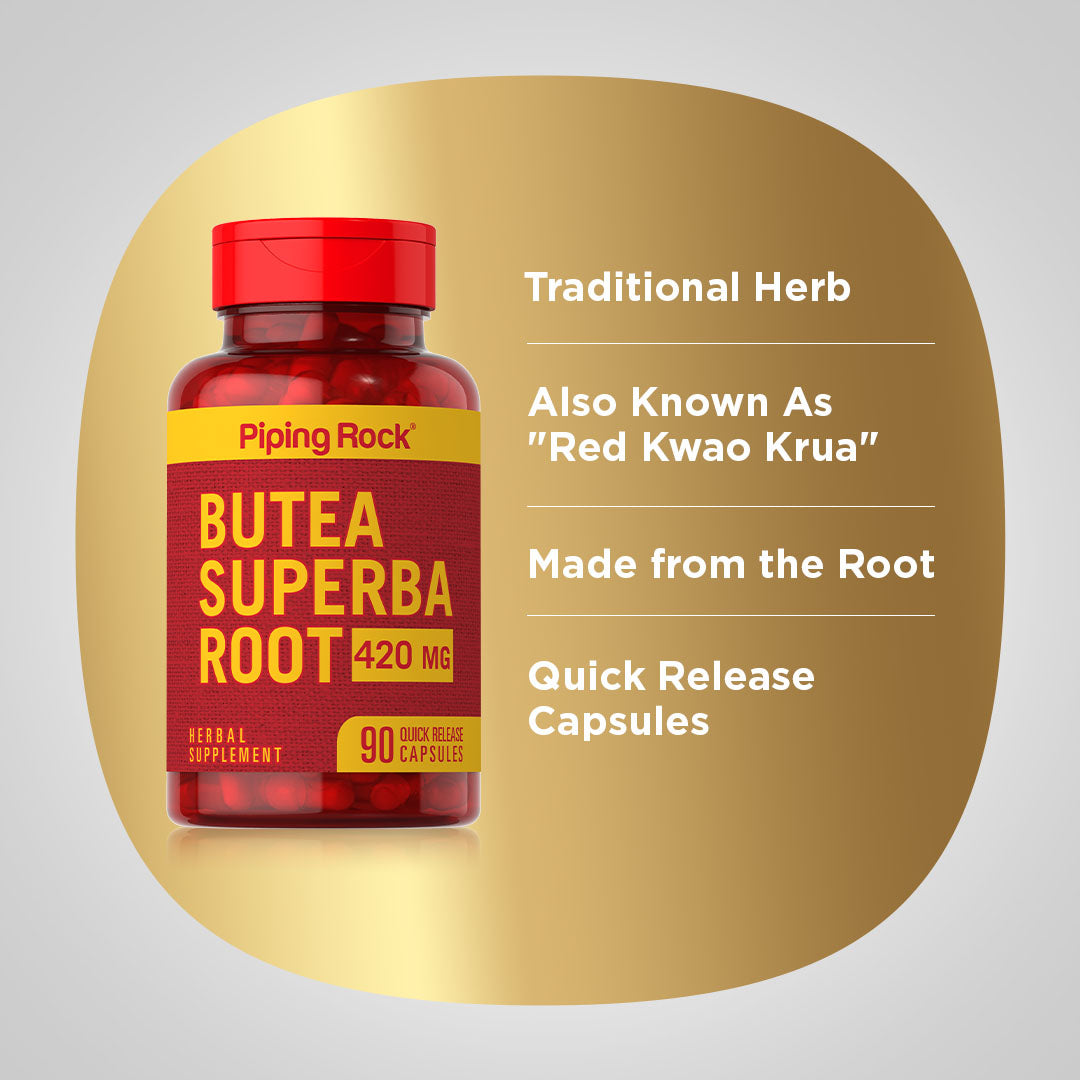 Butea Superba, 420 mg, 90 Quick Release Capsules