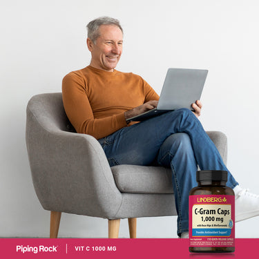 C-Gram 1000 mg with Rose Hips & Bioflavonoids, 110 Quick Release Capsules