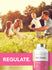 Lifestyle image of family playing together outdoors with Carlyle for Her Myo-Inositol 2,600 mg bottle, 180 capsules, and graphic stating REGULATE.