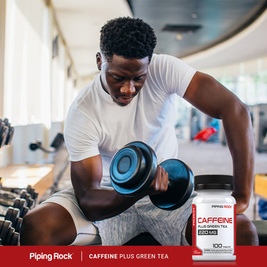 Caffeine Plus Green Tea, 220 mg, 100 Tablets