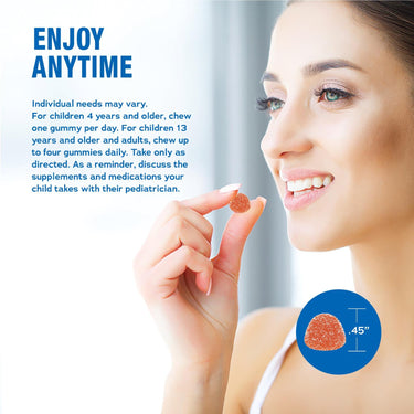 CALM Gummies Orange Flavor, 120 Tasty Gummies