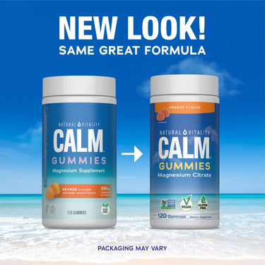 CALM Gummies Orange Flavor, 120 Tasty Gummies