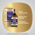 Product highlights graphic stating super concentrated and alcohol-free formula with a convenient liquid format.