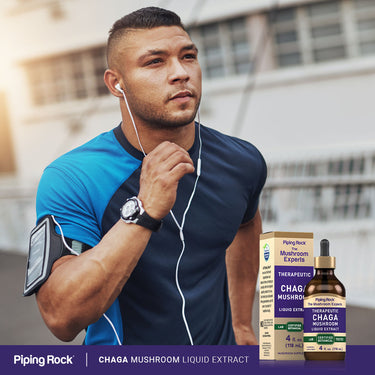 Chaga Mushroom Liquid Extract, 4 fl oz (118 mL) Dropper Bottle