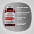 Product highlights graphic stating with plant sterol esters, natural compounds found in plants, quick release softgels, non-GMO, gluten-free.