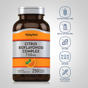 Citrus Bioflavonoids, 750 mg, 250 Coated Caplets