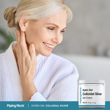 Colloidal Silver Gel Cream, 4 oz Jar
