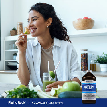 Colloidal Silver Liquid 10 ppm, 16 oz (473 mL) Bottle