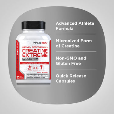 Creatine Monohydrate, 3500 mg (per serving), 120 Quick Release Capsules