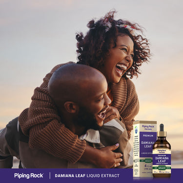 Damiana Leaf Liquid Extract Alcohol Free, 4 fl oz (118 mL) Dropper Bottle