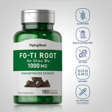 Fo-Ti Root He-Shou-Wu, 1000 mg, 180 Quick Release Capsules